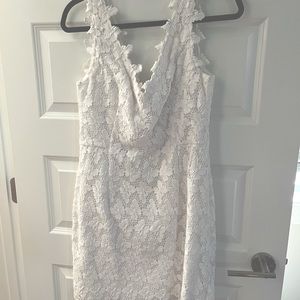 Lily Pulitzer white eyelet dress. EUC